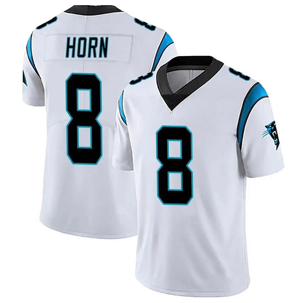 Qdoa C.Panthers #8 Jaycee Horn Player White Vapor Untouchable Limited Game Stitched Jerseys