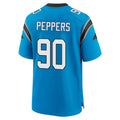 Qdoa C.Panthers #90 Julius Peppers Player Blue Home Game Stitched Jerseys