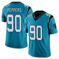 Qdoa C.Panthers #90 Julius Peppers Player Blue Vapor Untouchable Limited Game Stitched Jerseys