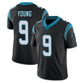 Qdoa C.Panthers #9 Bryce Young Player Black Vapor Untouchable Limited Game Stitched Jerseys