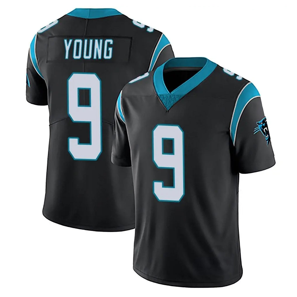 Qdoa C.Panthers #9 Bryce Young Player Black Vapor Untouchable Limited Game Stitched Jerseys