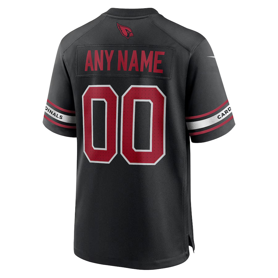 Qdoa Custom A.Cardinals Black Replica Alternate Game Stitched Jerseys