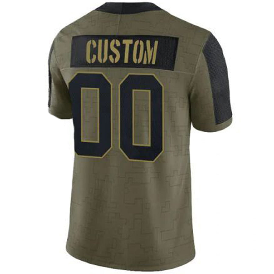 Qdoa Custom A.Cardinals Olive Salute To Service Limited Stitched Jerseys