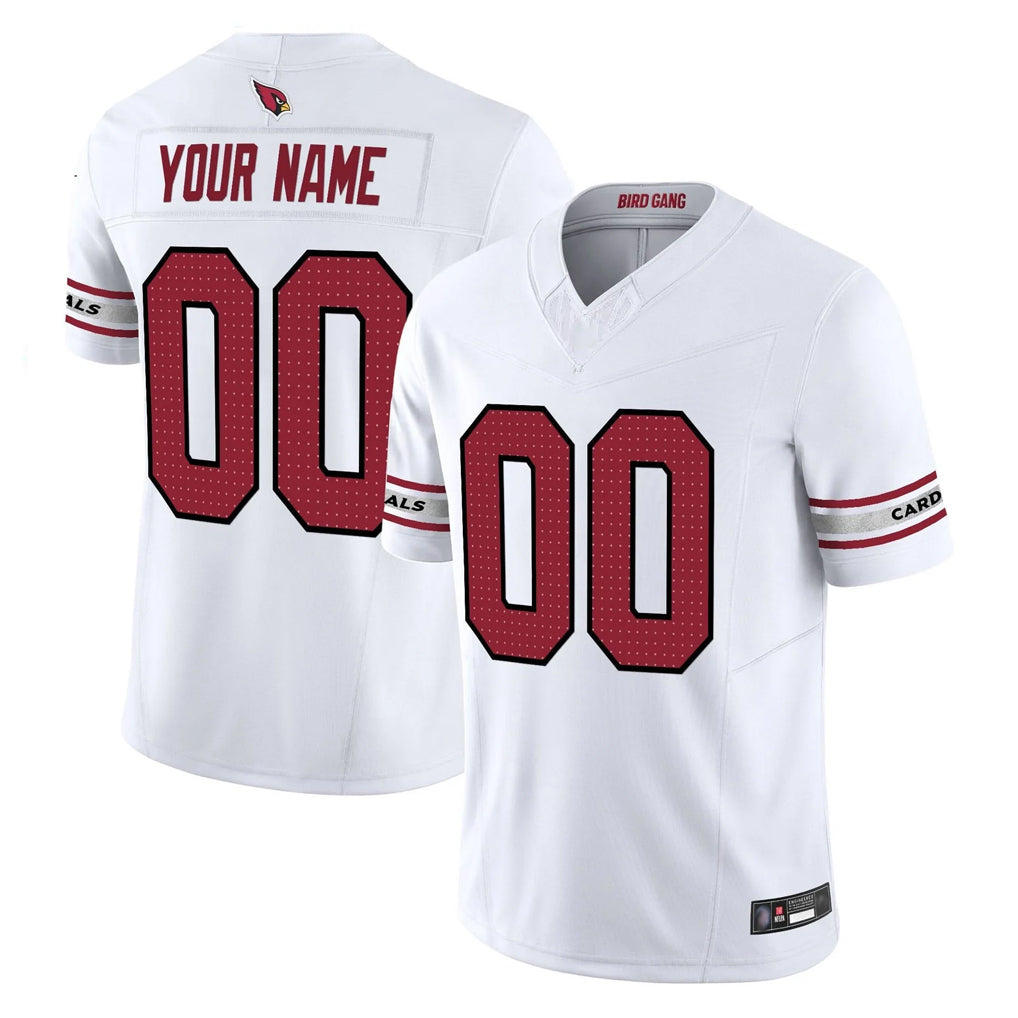 Qdoa Custom A.Cardinals White Vapor F.U.S.E. Limited Home Game Stitched Jerseys