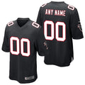 Qdoa Custom A.Falcons Black Alternate Game Stitched Jerseys