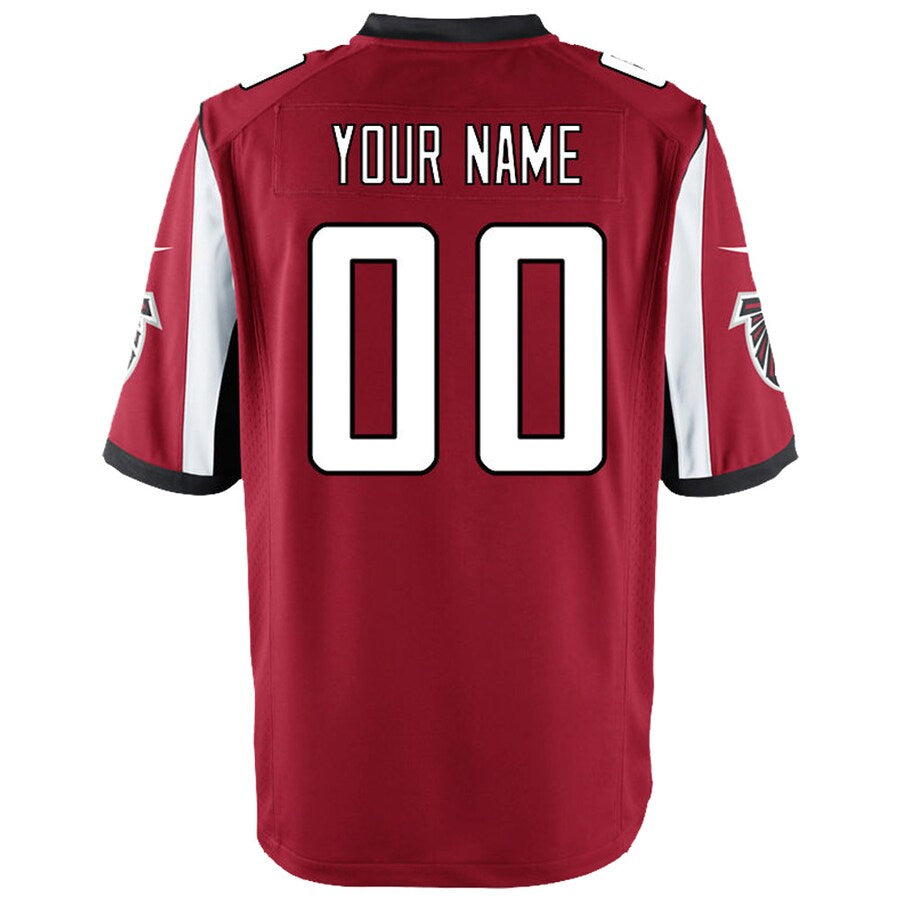 Qdoa Custom A.Falcons Red Game Stitched Jerseys