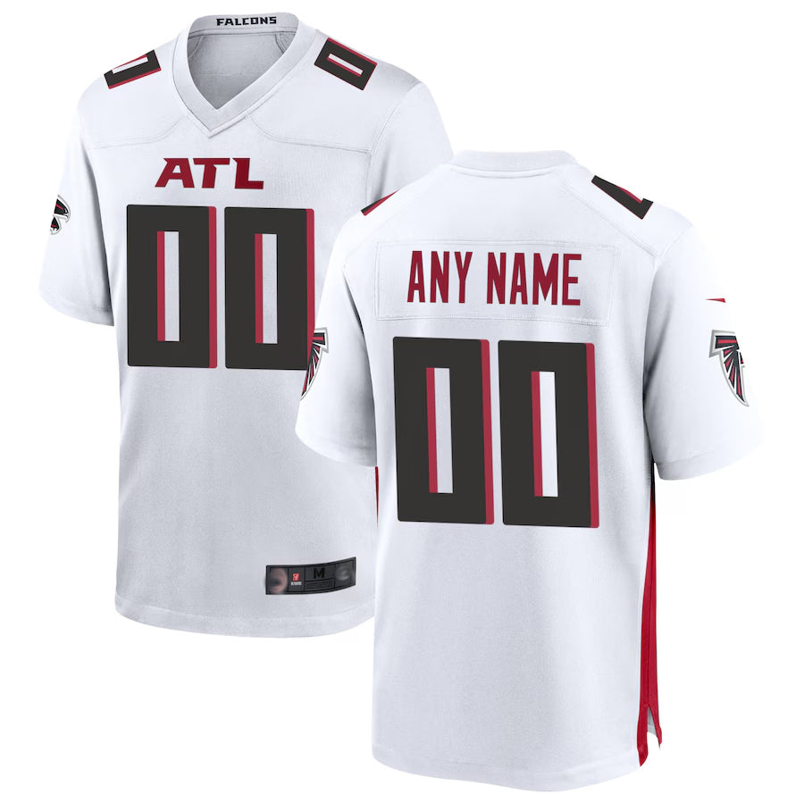 Qdoa Custom A.Falcons White Home Game Stitched Jerseys