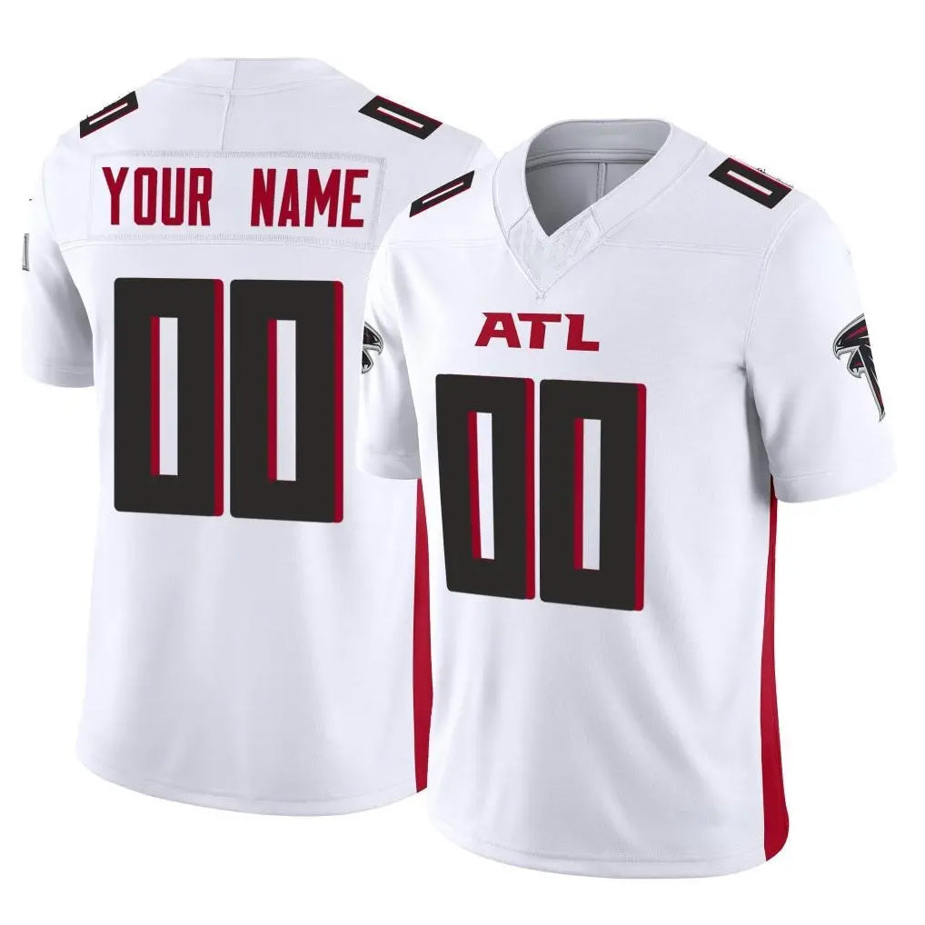 Qdoa Custom A.Falcons White Vapor F.U.S.E. Limited Elite Home Game Any Name & Numbers Stitched Jerseys