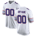 Qdoa Custom B.Bills White Alternate Game Stitched Jerseys