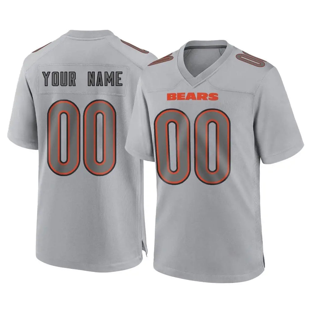 Qdoa Custom C.Bears Gray Atmosphere Fashion Game Any Name & Numbers Stitched Jerseys