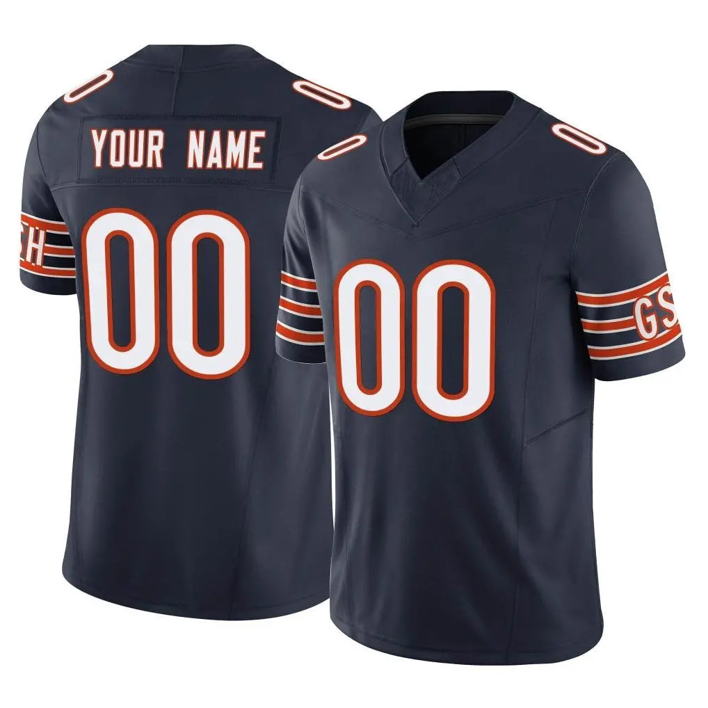 Qdoa Custom C.Bears Navy Vapor F.U.S.E. Limited Home Game Any Name & Numbers Stitched Jerseys