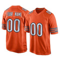 Qdoa Custom C.Bears Orange Home Game Any Name & Numbers Stitched Jerseys