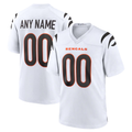 Qdoa Custom C.Bengals White Game Stitched Jerseys