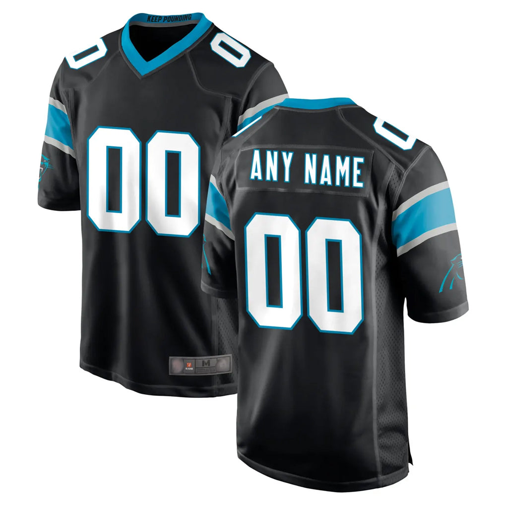 Qdoa Custom C.Panthers Black Game Any Name & Numbers Stitched Jerseys