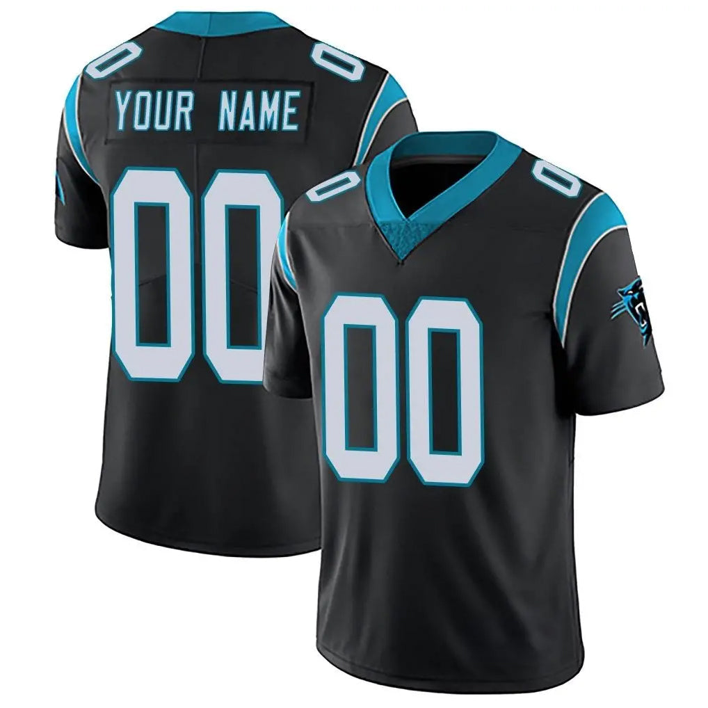 Qdoa Custom C.Panthers Black Vapor Untouchable Limited Game Any Name & Numbers Stitched Jerseys