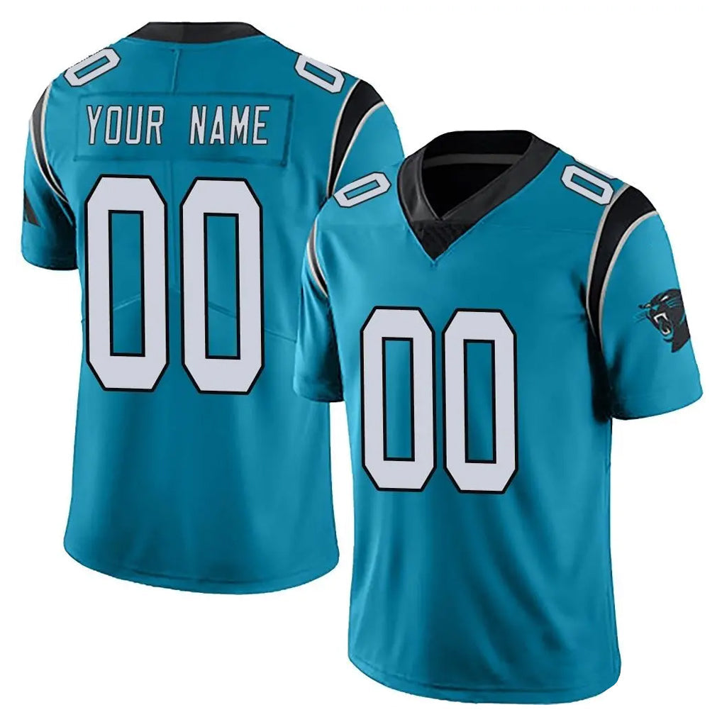 Qdoa Custom C.Panthers Blue Vapor Untouchable Limited Game Any Name & Numbers Stitched Jerseys