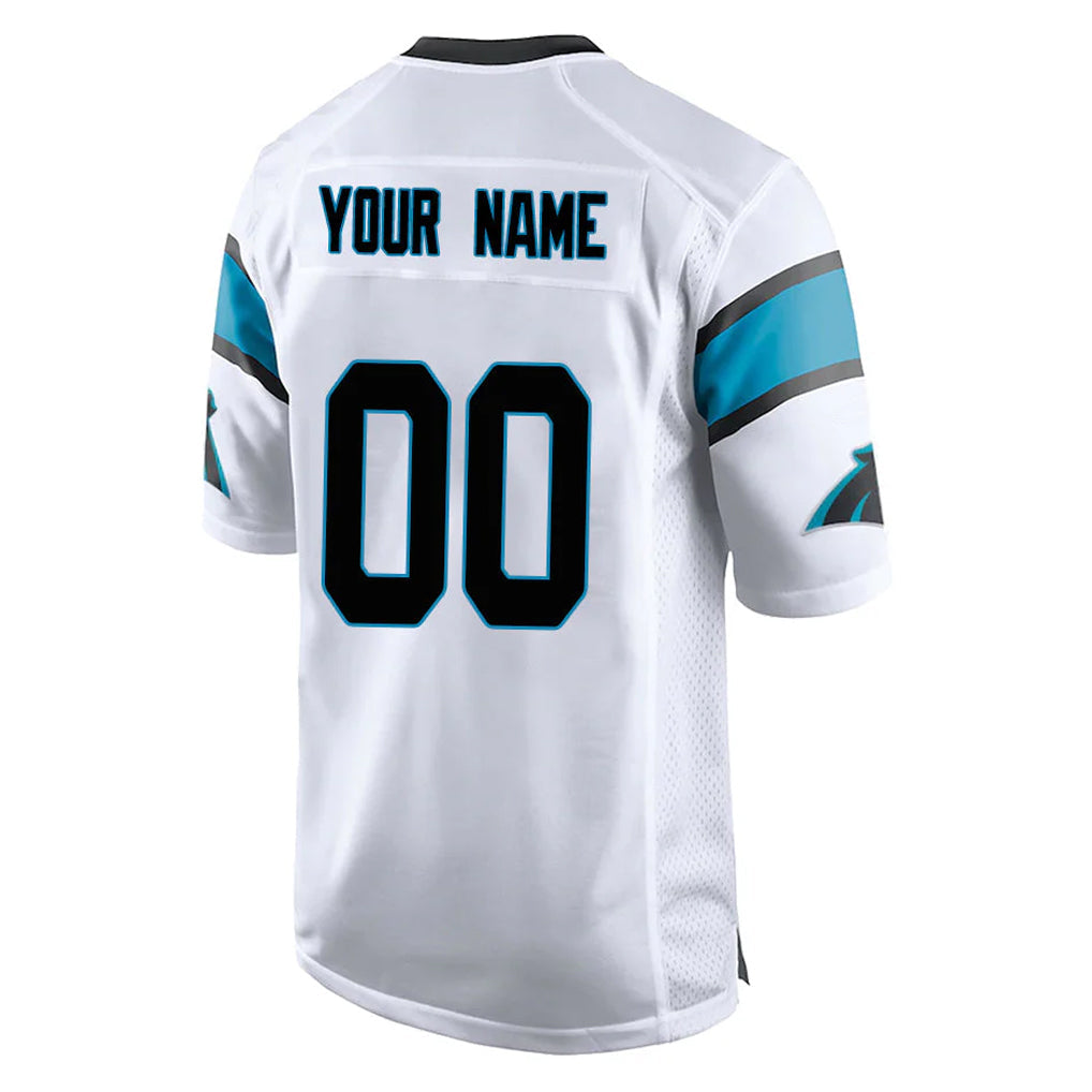Qdoa Custom C.Panthers White Game Any Name & Numbers Stitched Jerseys