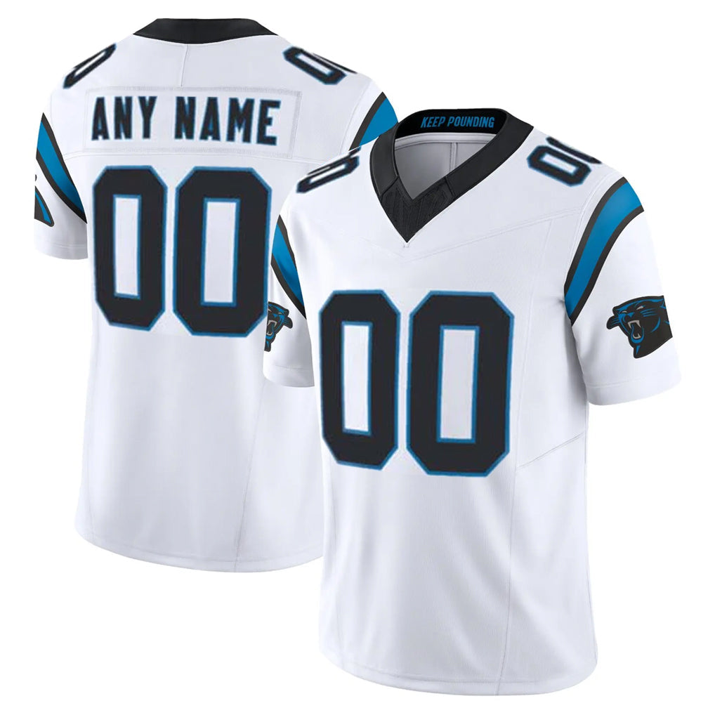 Qdoa Custom C.Panthers White Vapor F.U.S.E. Limited Home Game Any Name & Numbers Stitched Jerseys