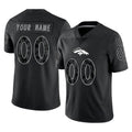 Qdoa Custom D.Broncos Black Reflective Limited Any Name & Numbers Stitched Jerseys