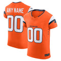 Qdoa Custom D.Broncos Vapor F.U.S.E. Elite Orange Stitched Jerseys