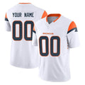 Qdoa Custom D.Broncos White Limited Vapor F.U.S.E. Home Game Any Name & Numbers Stitched Jerseys