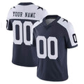 Qdoa Custom D.Cowboys Navy-White Limited Alternate Vapor Untouchable Home Game Any Name & Numbers Stitched Jerseys