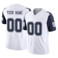 Qdoa Custom D.Cowboys White-Navy Limited Vapor F.U.S.E. Home Game Any Name & Numbers Stitched Jerseys