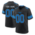 Qdoa Custom D.Lions Black Alternate Home Game Any Name & Numbers Stitched Jerseys