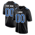 Qdoa Custom D.Lions Black Fashion Home Game Any Name & Numbers Stitched Jerseys