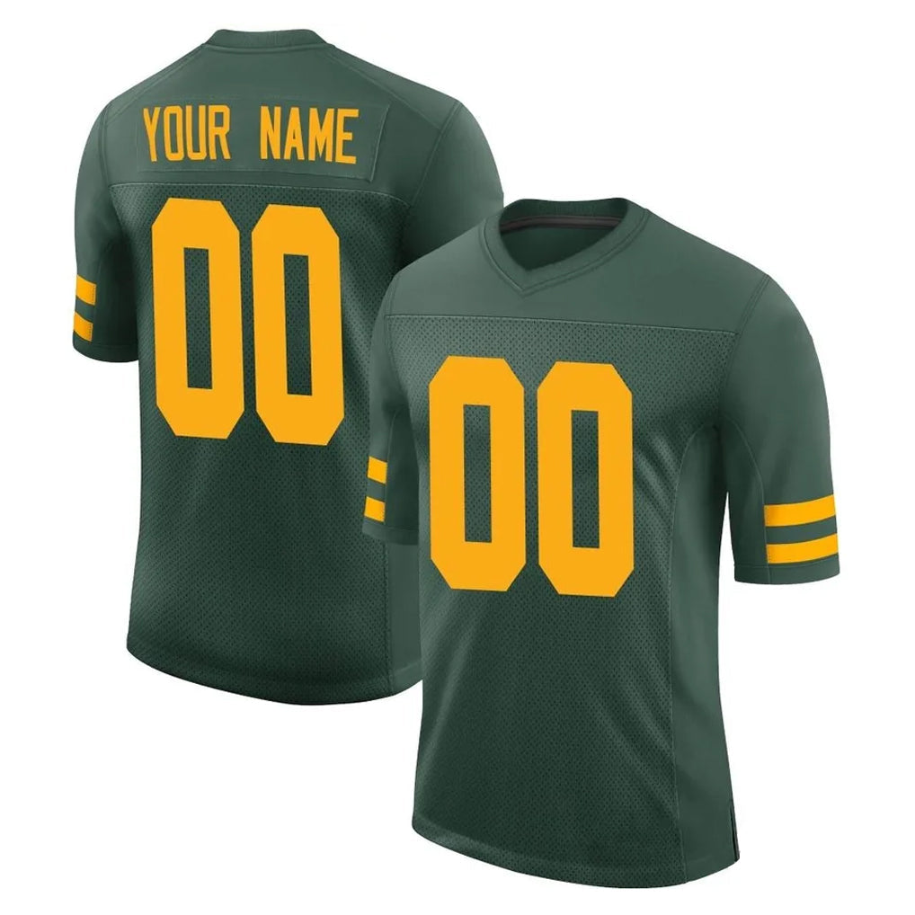 Qdoa Custom GB.Packers Green Alternate Vapor Home Game Any Name & Numbers Stitched Jerseys