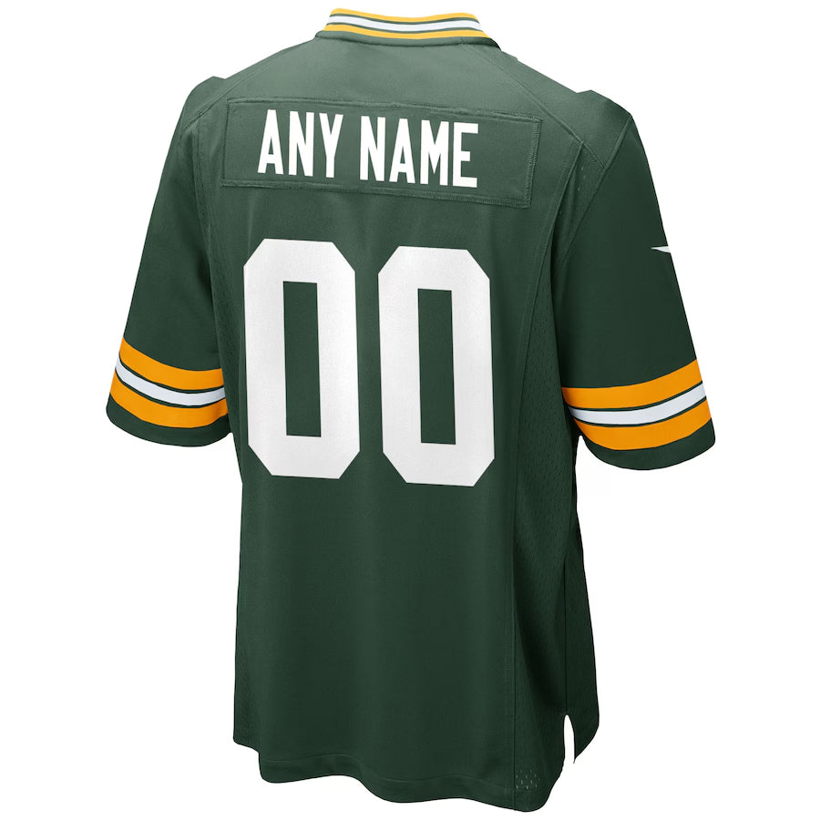 Qdoa Custom GB.Packers Green Home Game Stitched Jerseys