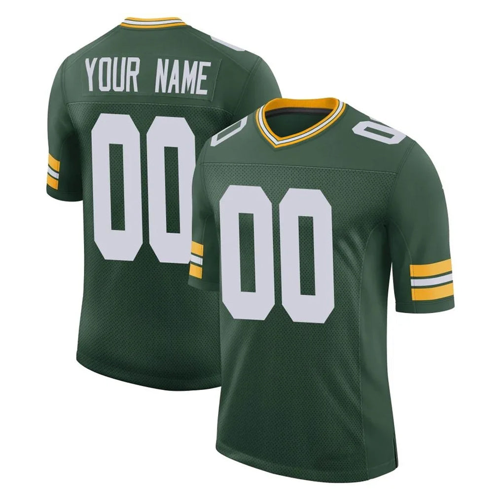 Qdoa Custom GB.Packers Green Limited Classic Home Game Any Name & Numbers Stitched Jerseys