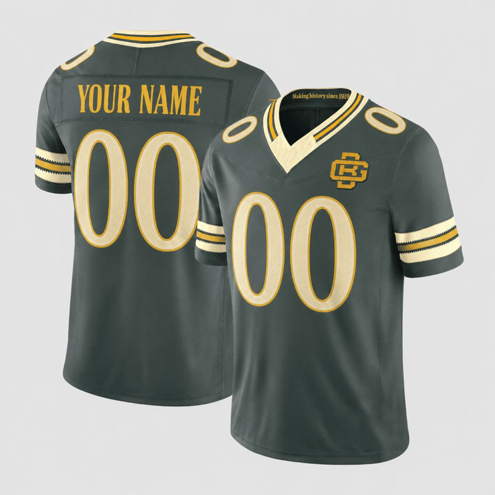 Qdoa Custom GB.Packers Green Rivalries Jersey - All Stitched