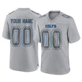 Qdoa Custom IN.Colts Gray Atmosphere Fashion Home Game Any Name & Numbers Stitched Jerseys