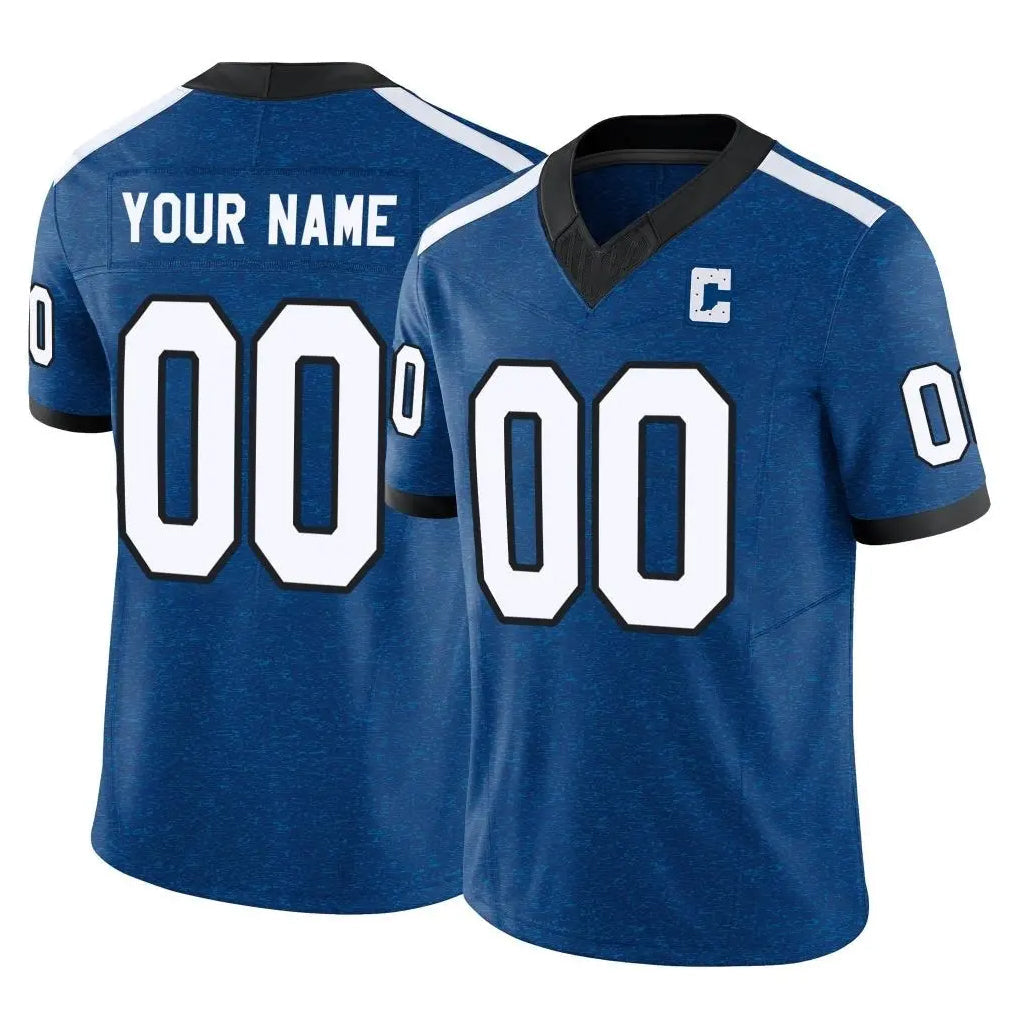 Qdoa Custom IN.Colts Royal Limited Indiana Nights Alternate Vapor F.U.S.E. Home Game Any Name & Numbers Stitched Jerseys