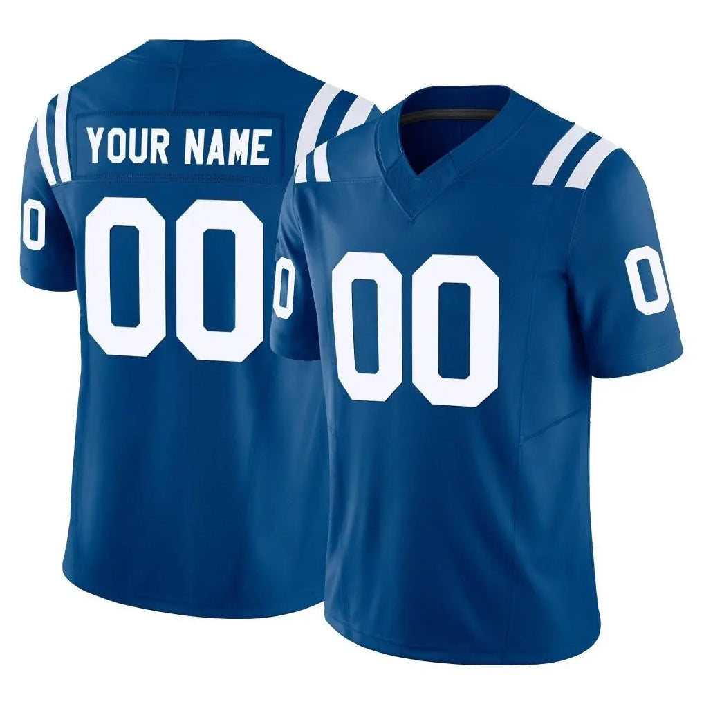 Qdoa Custom IN.Colts Royal Limited Vapor F.U.S.E. Home Game Any Name & Numbers Stitched Jerseys