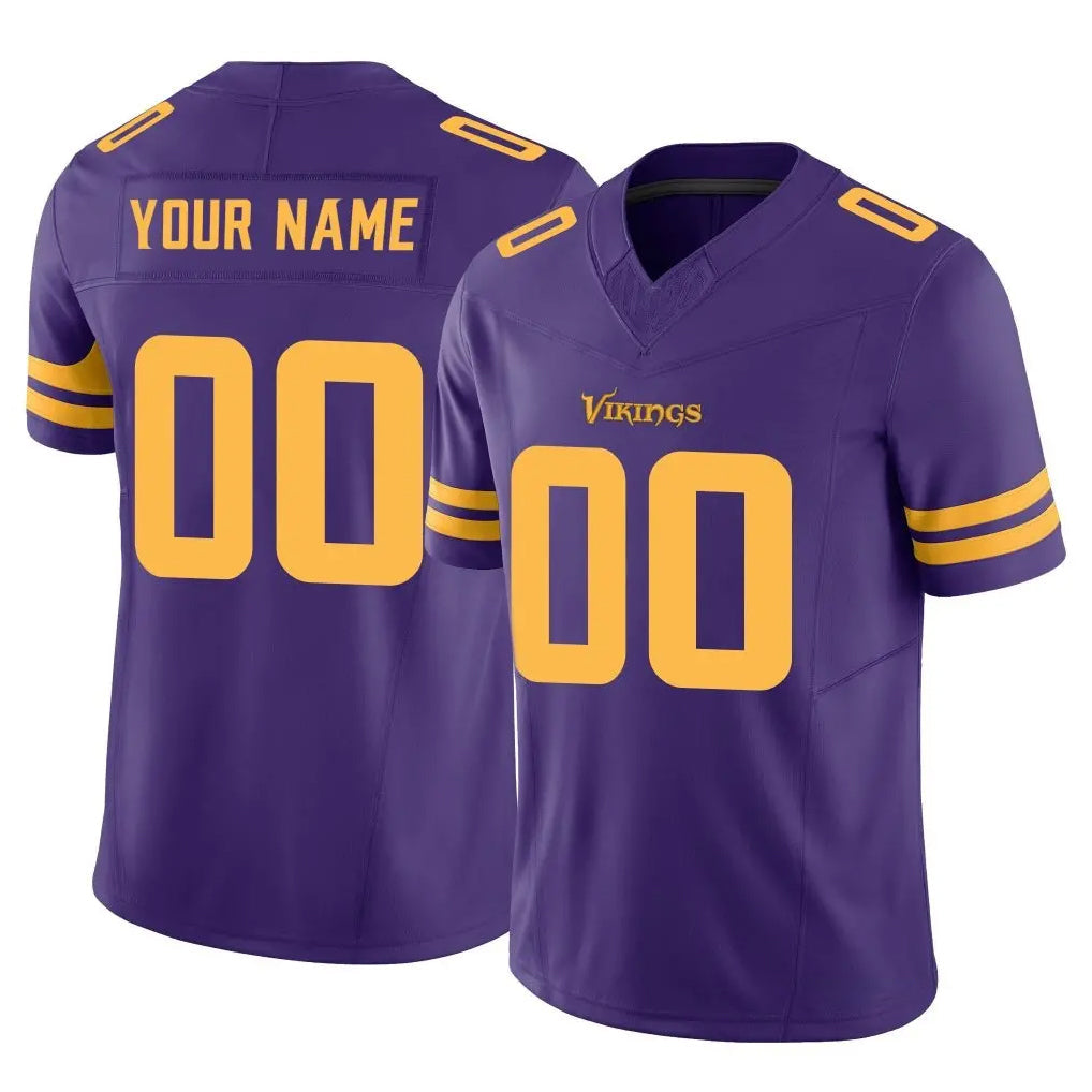 Qdoa Custom MN.Vikings Purple Limited Alternate Vapor F.U.S.E. Home Game Any Name & Numbers Stitched Jerseys