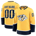 Qdoa Custom N.Predators Gold Home Premium Jerseys