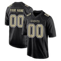 Qdoa Custom NO.Saints Black Carbon Fashion Home Game Any Name & Numbers Stitched Jerseys