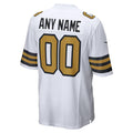 Qdoa Custom NO.Saints White Alternate Game Stitched Jerseys