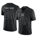 Qdoa Custom NY.Giants Black Limited Reflective Home Game Any Name & Numbers Stitched Jerseys