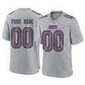 Qdoa Custom NY.Giants Gray Atmosphere Fashion Limited Game Any Name & Numbers Stitched Jerseys