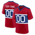 Qdoa Custom NY.Giants Red Century Home Game Any Name & Numbers Stitched Jerseys