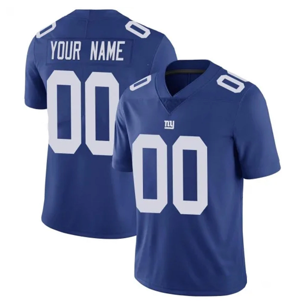 Qdoa Custom NY.Giants Royal Limited Vapor Untouchable Home Game Any Name & Numbers Stitched Jerseys