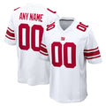 Qdoa Custom NY.Giants White Home Game Any Name & Numbers Stitched Jerseys