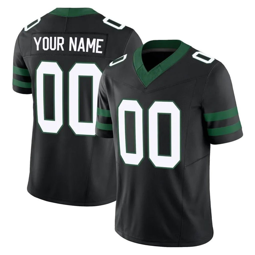 Qdoa Custom NY.Jets Black Limited Legacy Vapor F.U.S.E. Home Game Any Name & Numbers Stitched Jerseys