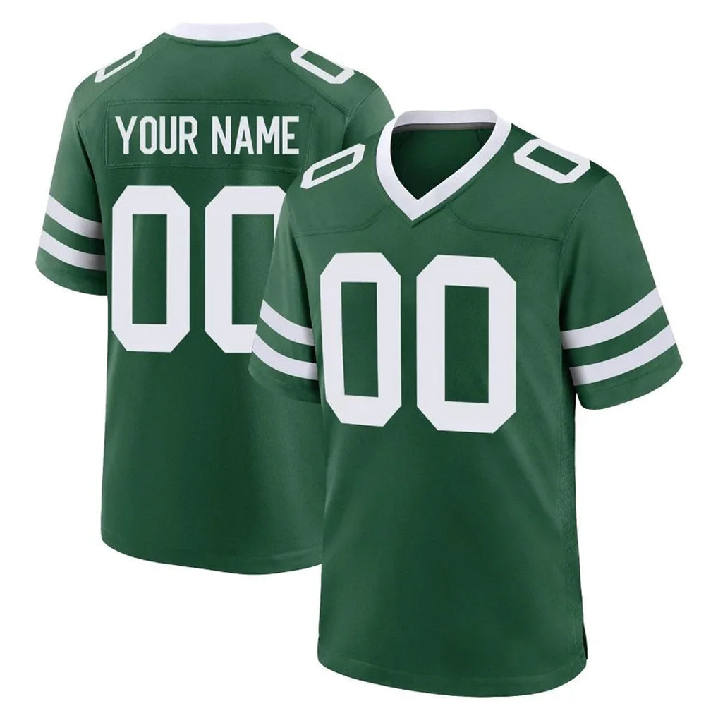 Qdoa Custom NY.Jets Green Legacy Home Game Any Name & Numbers Stitched Jerseys