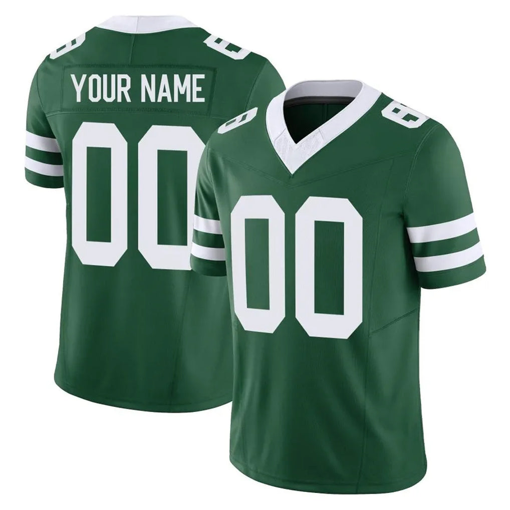 Qdoa Custom NY.Jets Green Legacy Limited Vapor F.U.S.E. Home Game Any Name & Numbers Stitched Jerseys