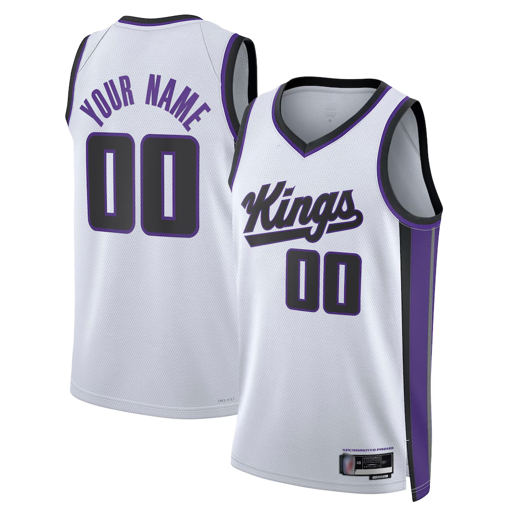 Qdoa Custom S.Kings White Swingman Jerseys - Association Edition