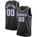 Qdoa Custom S.kings Black Swingman Jerseys - Statement Edition